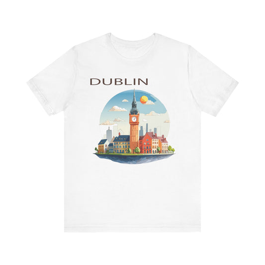Dublin Shirt, Travel T-Shirt, Tourist Shirts, Tee Shirt with Travel Prints 1