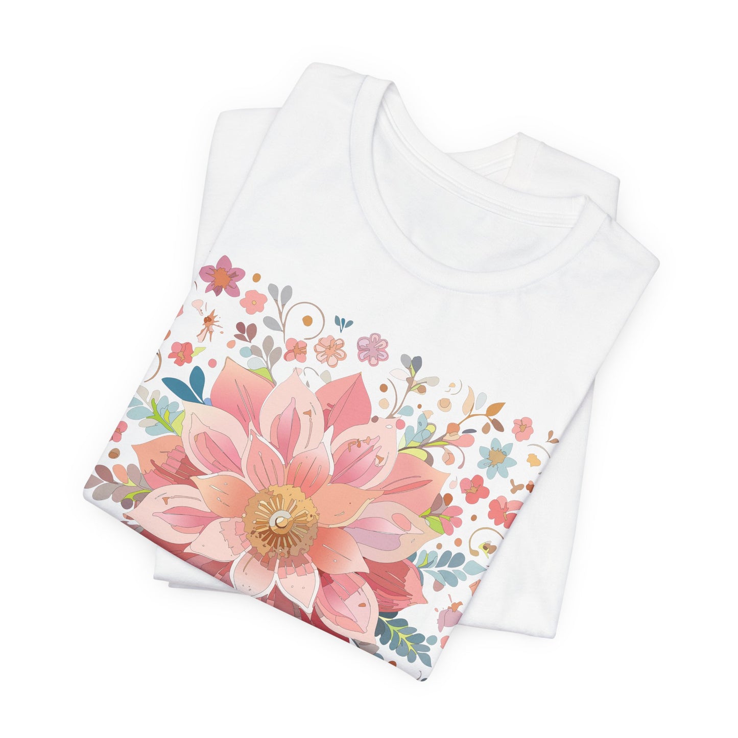 Floral Mandala Shirt, Flowers Mandala Shirt