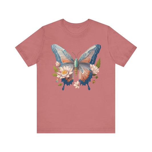 Butterfly Tee Shirt, Shirt with Butterfly