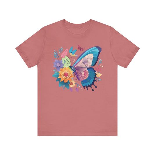 Butterfly Tee Shirt, Shirt with Butterfly