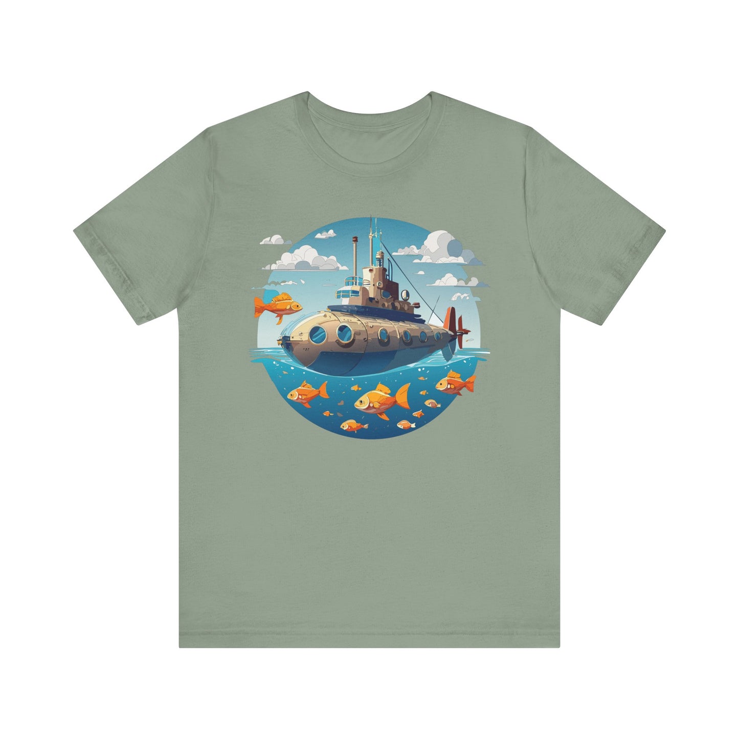 Ship Tee Shirt, Tee Shirt with Ship