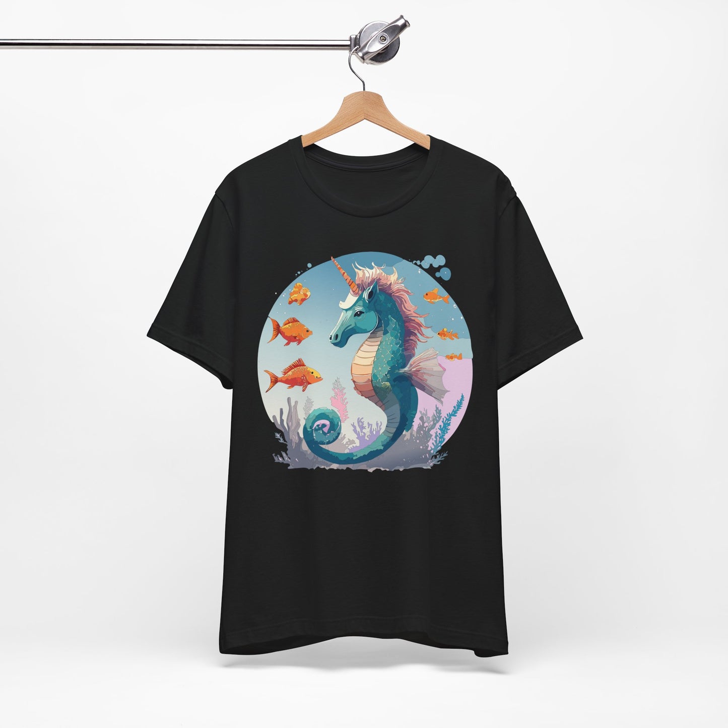 Animals Shirt, Shirt with Seahorse