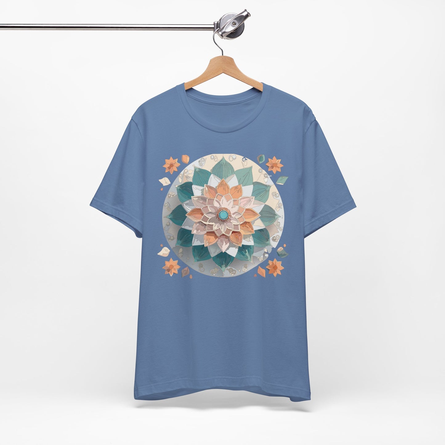 Floral Mandala Shirt, Flowers Mandala Shirt