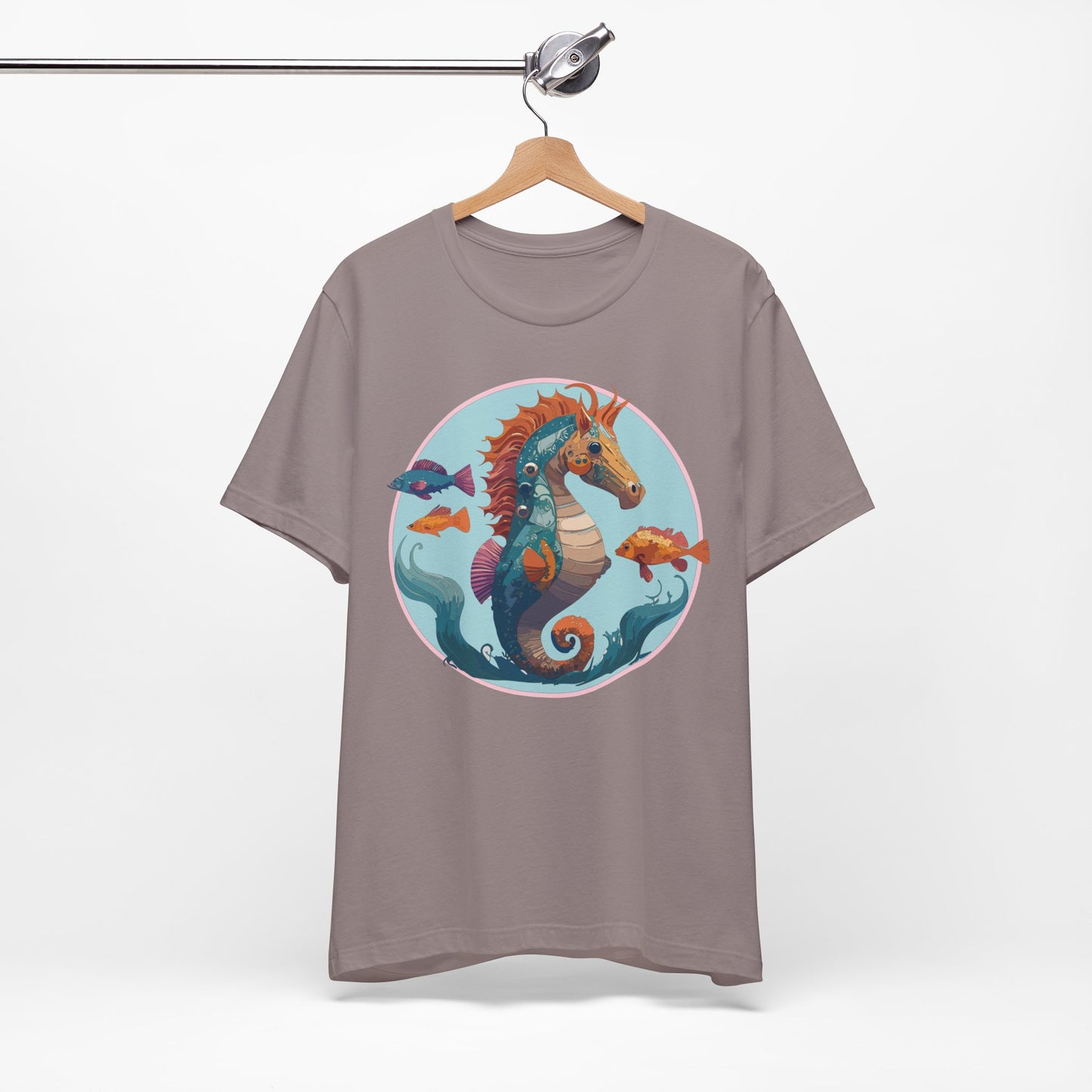 Animals Shirt, Shirt with Seahorse