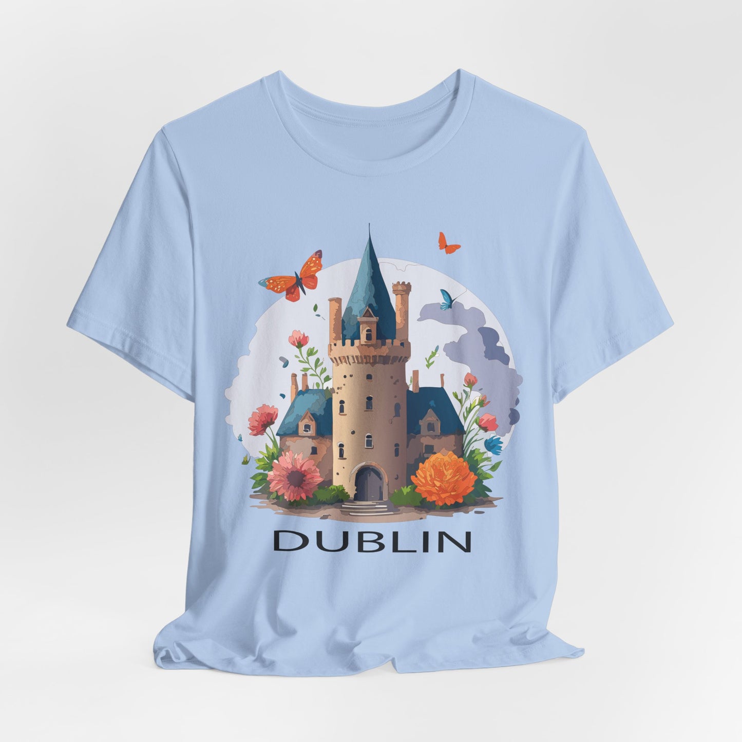 Dublin Travel Shirt Unisex Graphic Tee 100 Percent Cotton MyDesignShirt