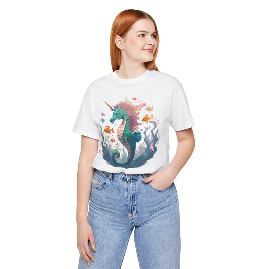 Animals Shirt, Shirt with Seahorse