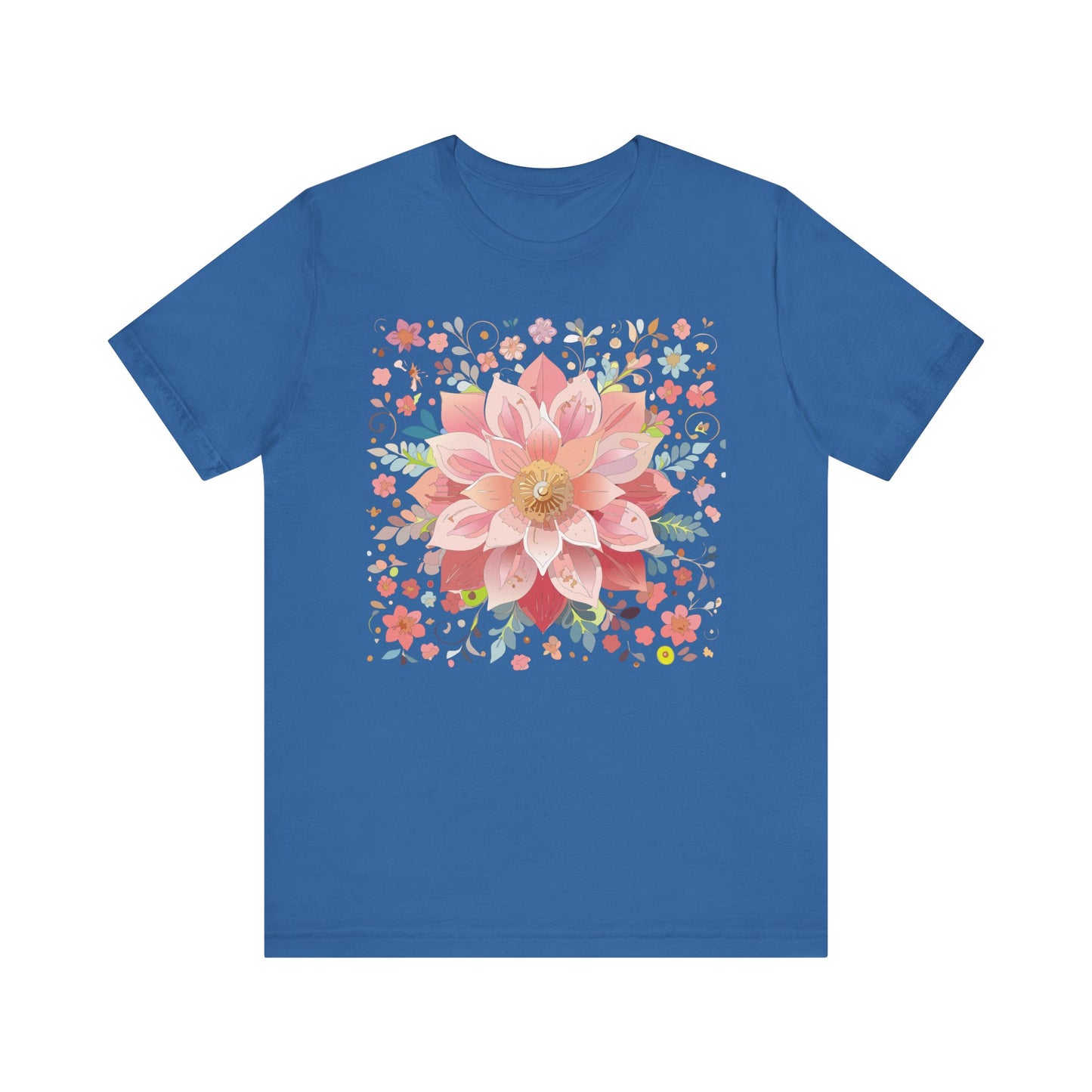 Floral Mandala Shirt, Flowers Mandala Shirt