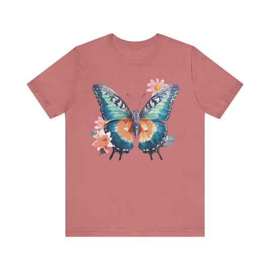Butterfly Tee Shirt, Shirt with Butterfly