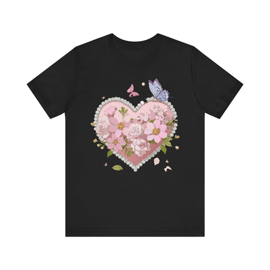 Heart Tee Shirt, Shirt with Heart