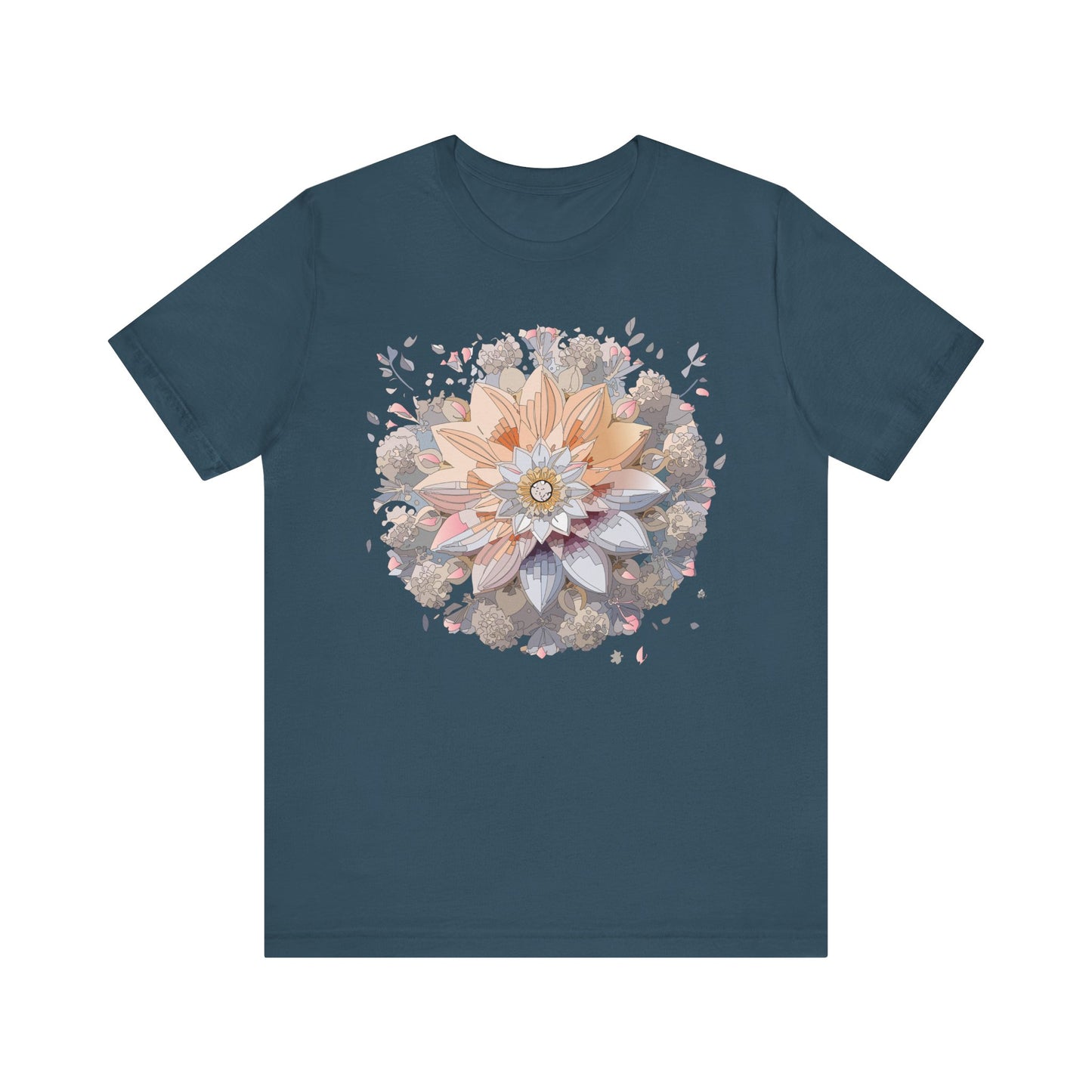 Floral Mandala Shirt, Flowers Mandala Shirt