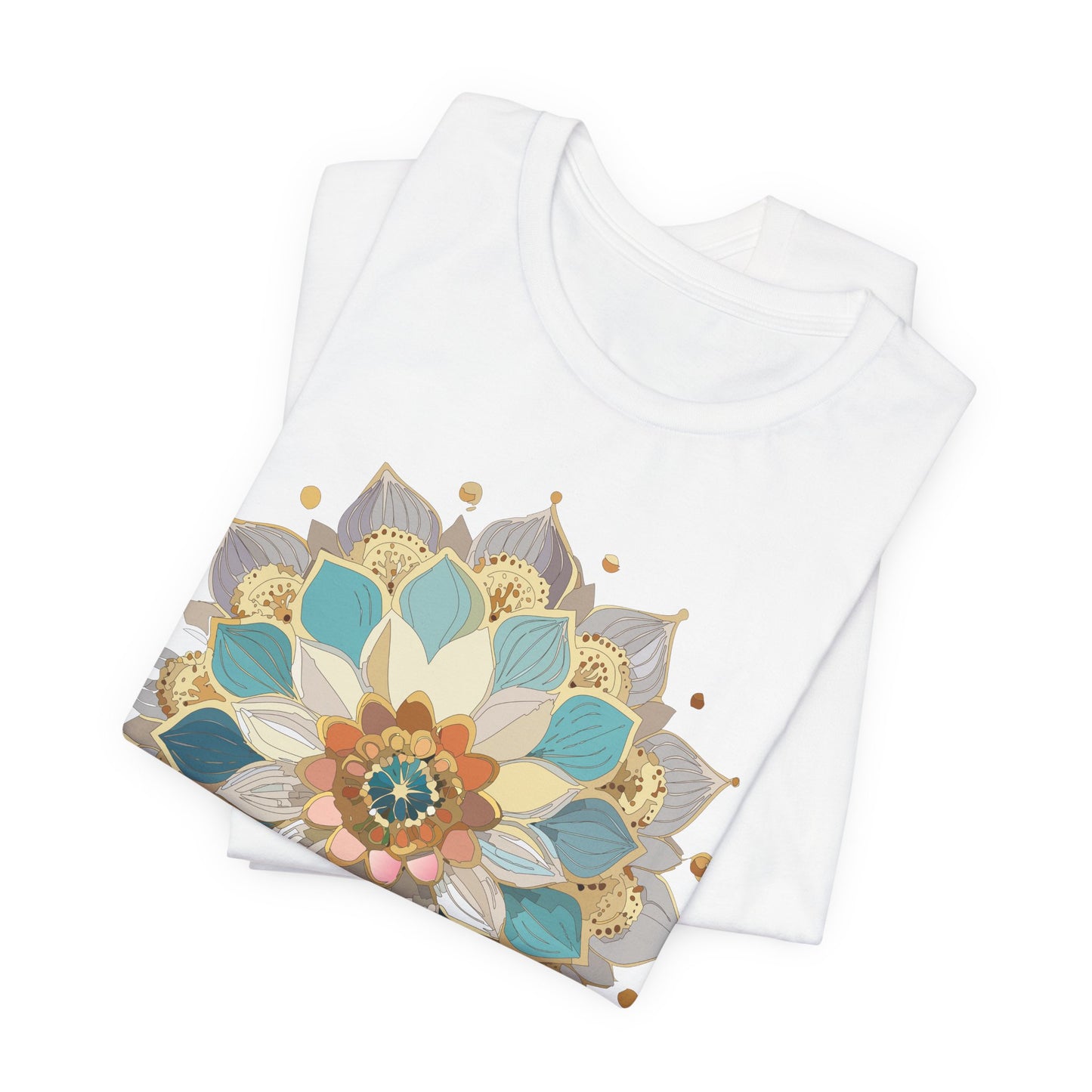 Floral Mandala Shirt, Flowers Mandala Shirt