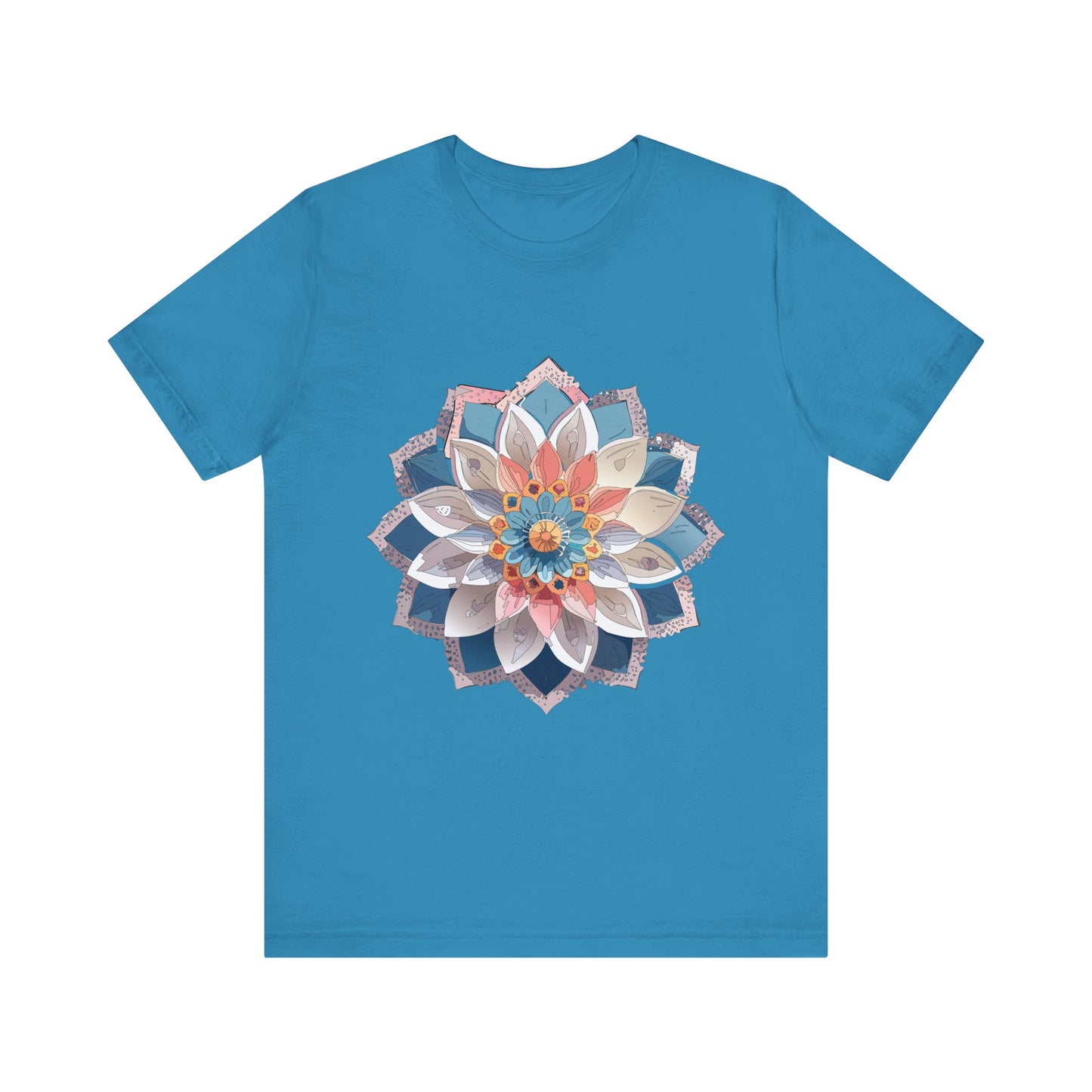Floral Mandala Shirt, Flowers Mandala Shirt