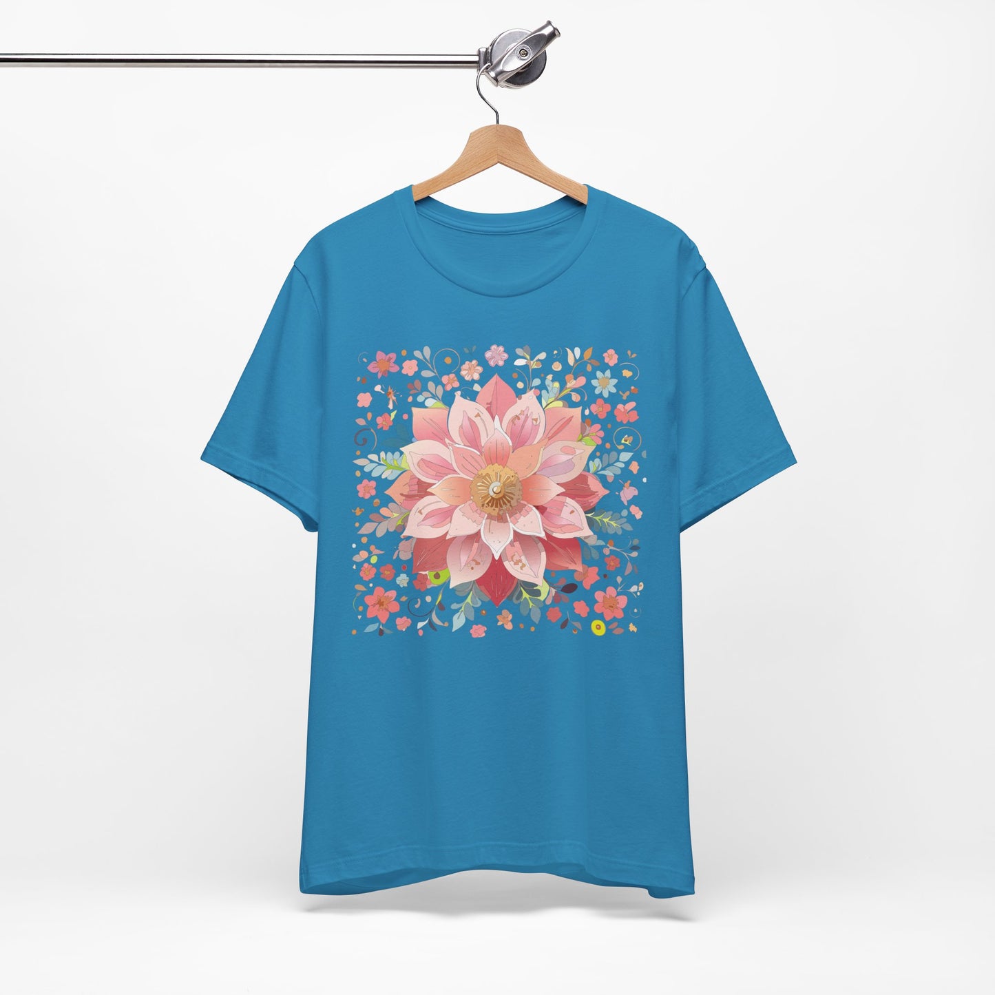 Floral Mandala Shirt, Flowers Mandala Shirt