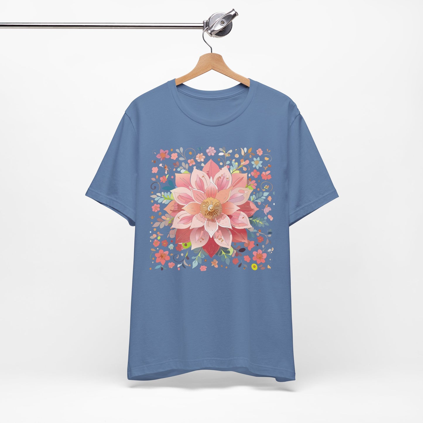 Floral Mandala Shirt, Flowers Mandala Shirt