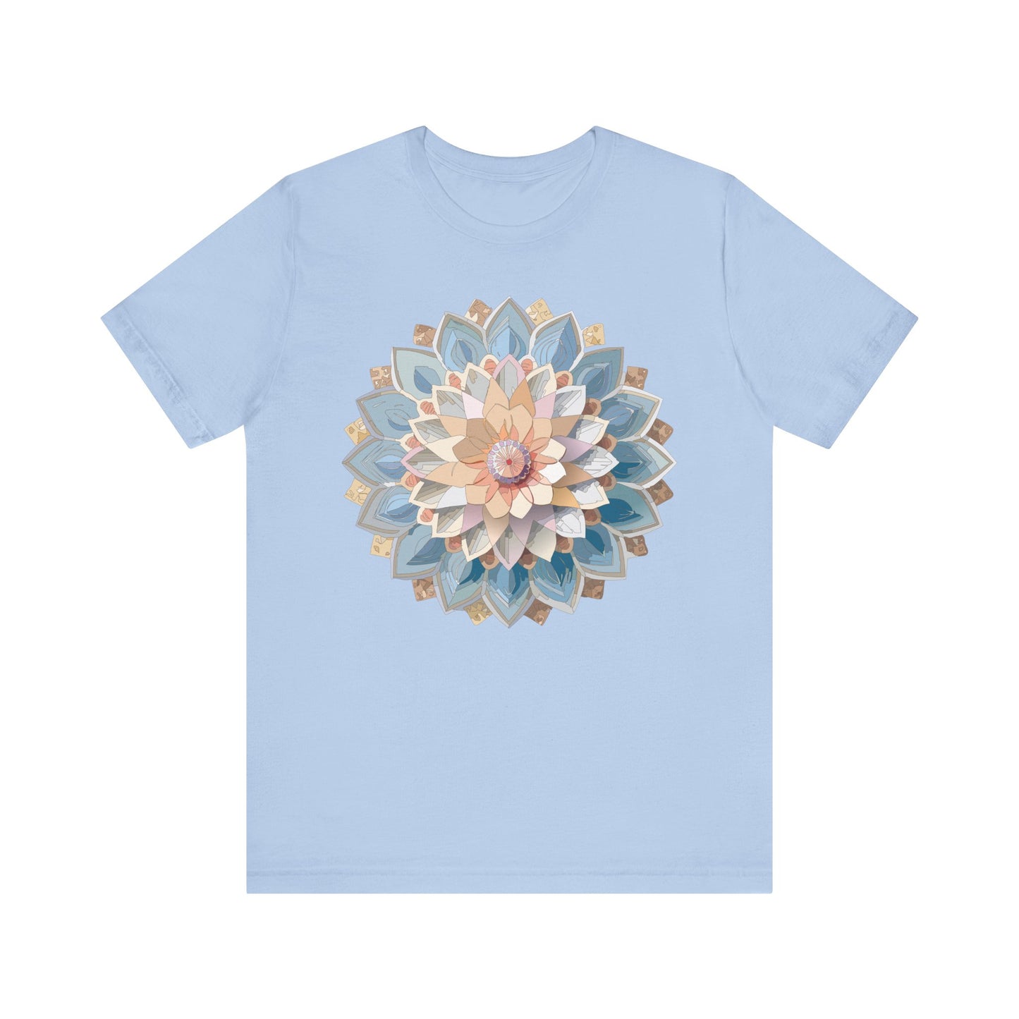 Floral Mandala Shirt, Flowers Mandala Shirt