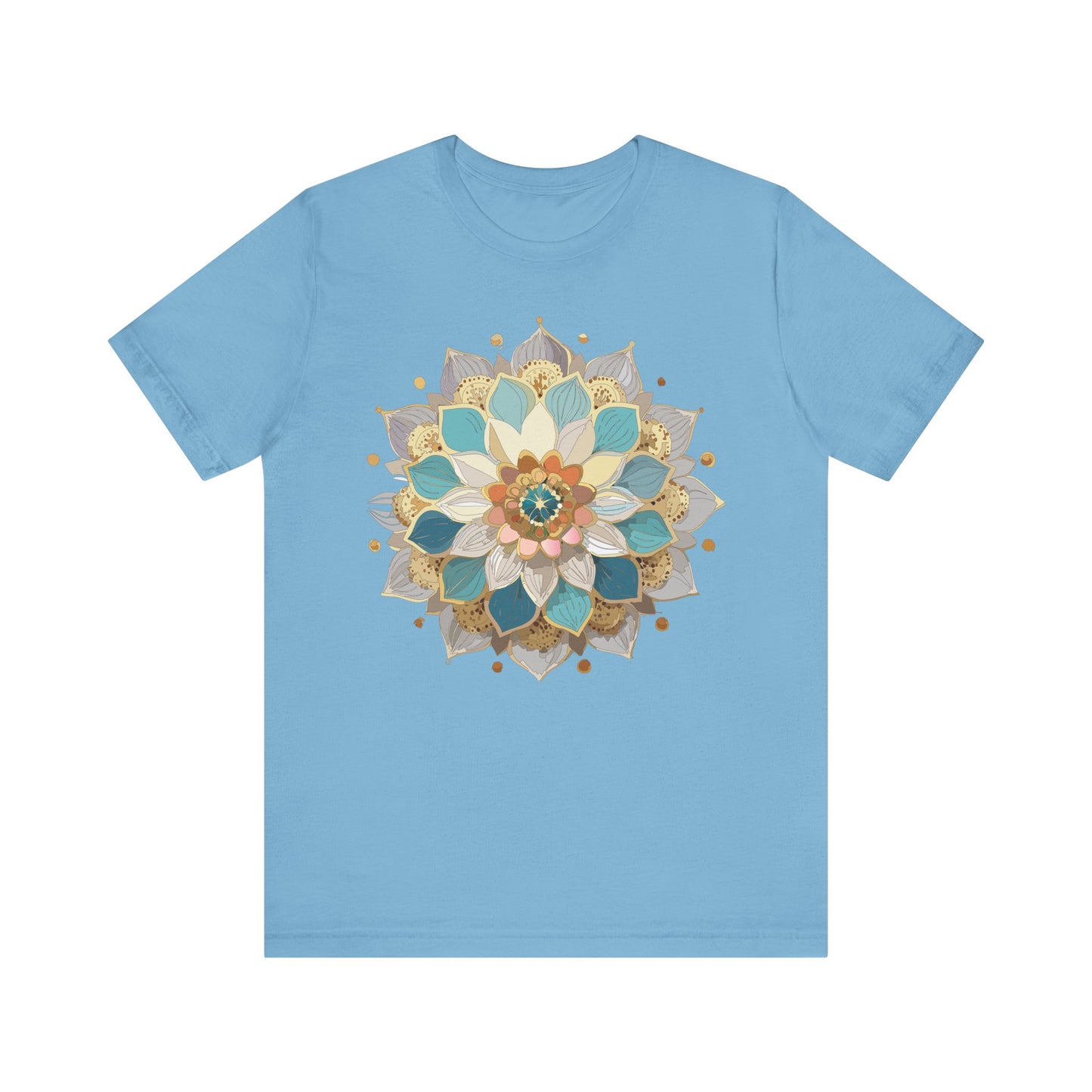 Floral Mandala Shirt, Flowers Mandala Shirt