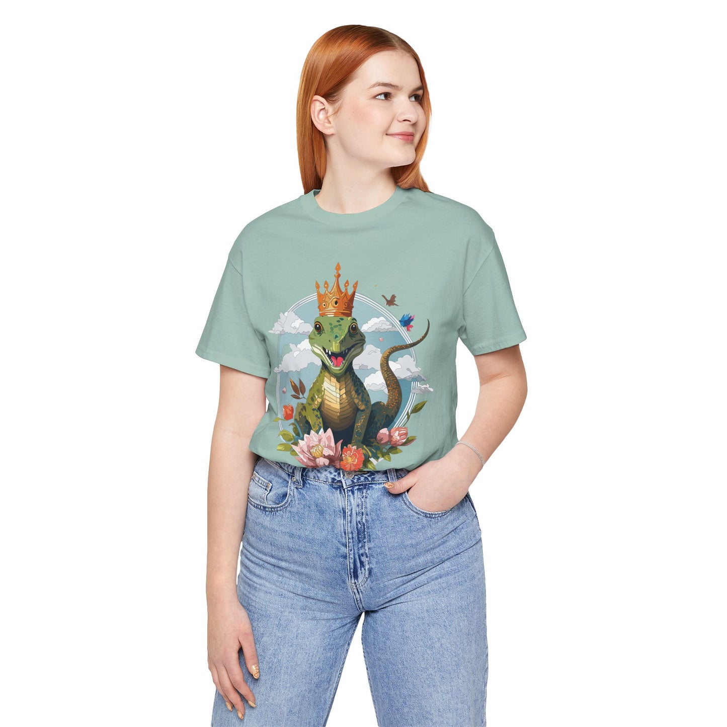 Animals Shirt, Shirt with Lizard