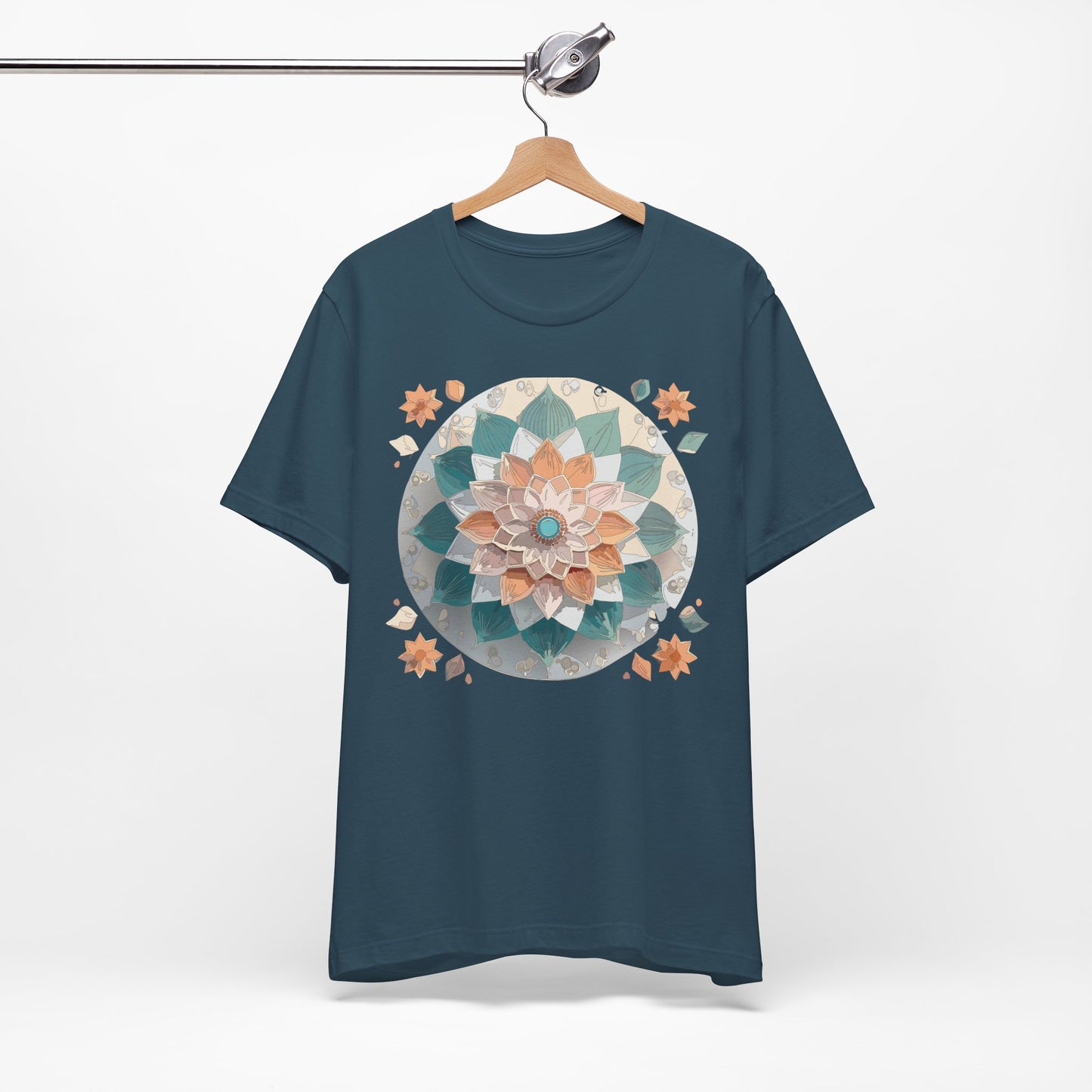 Floral Mandala Shirt, Flowers Mandala Shirt