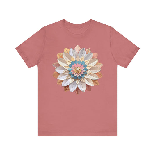 Floral Mandala Shirt, Flowers Mandala Shirt