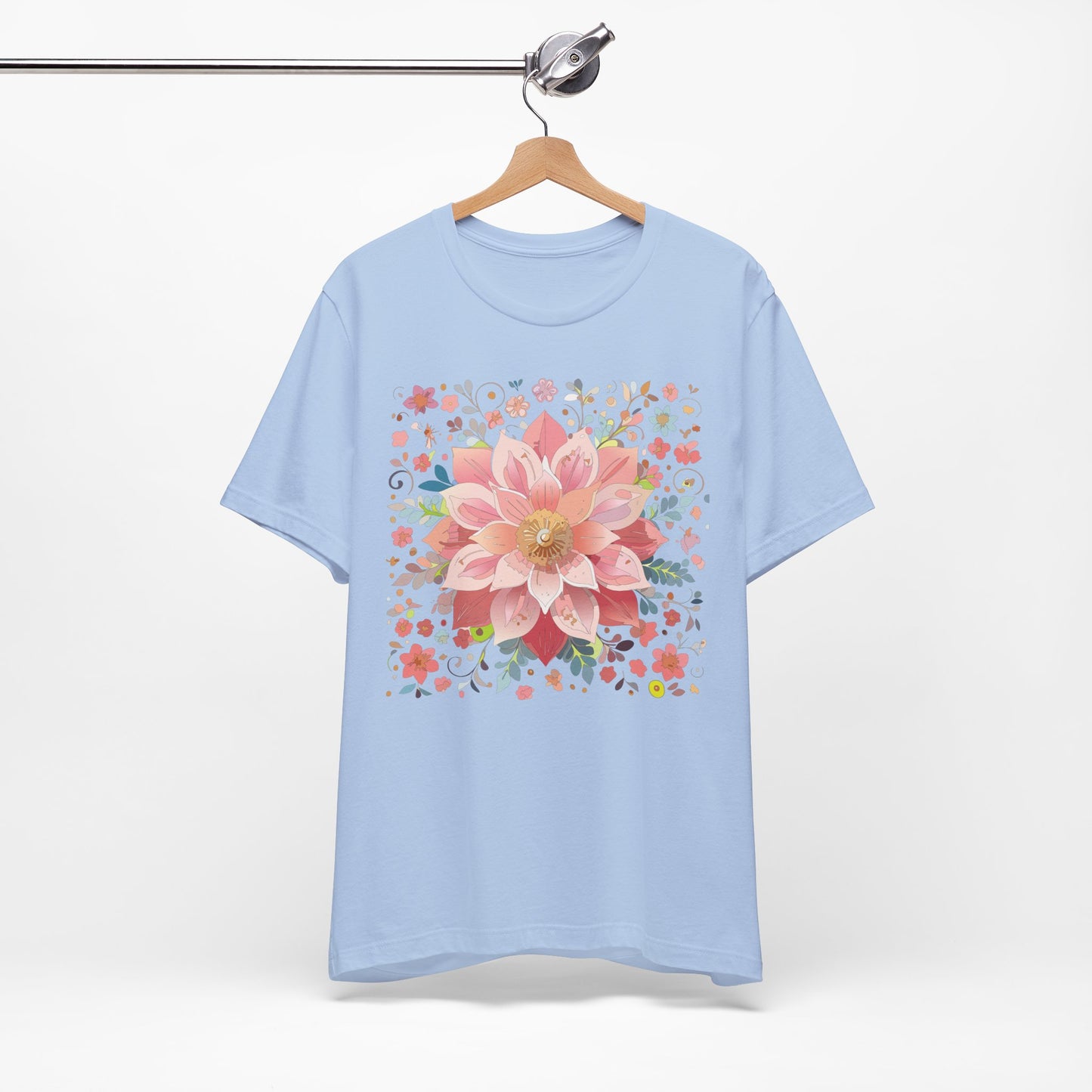 Floral Mandala Shirt, Flowers Mandala Shirt