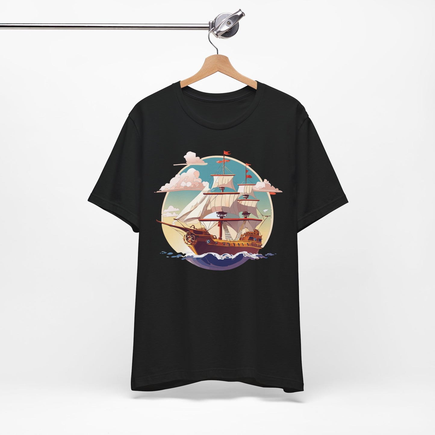 Ship Tee Shirt, Tee Shirt with Ship