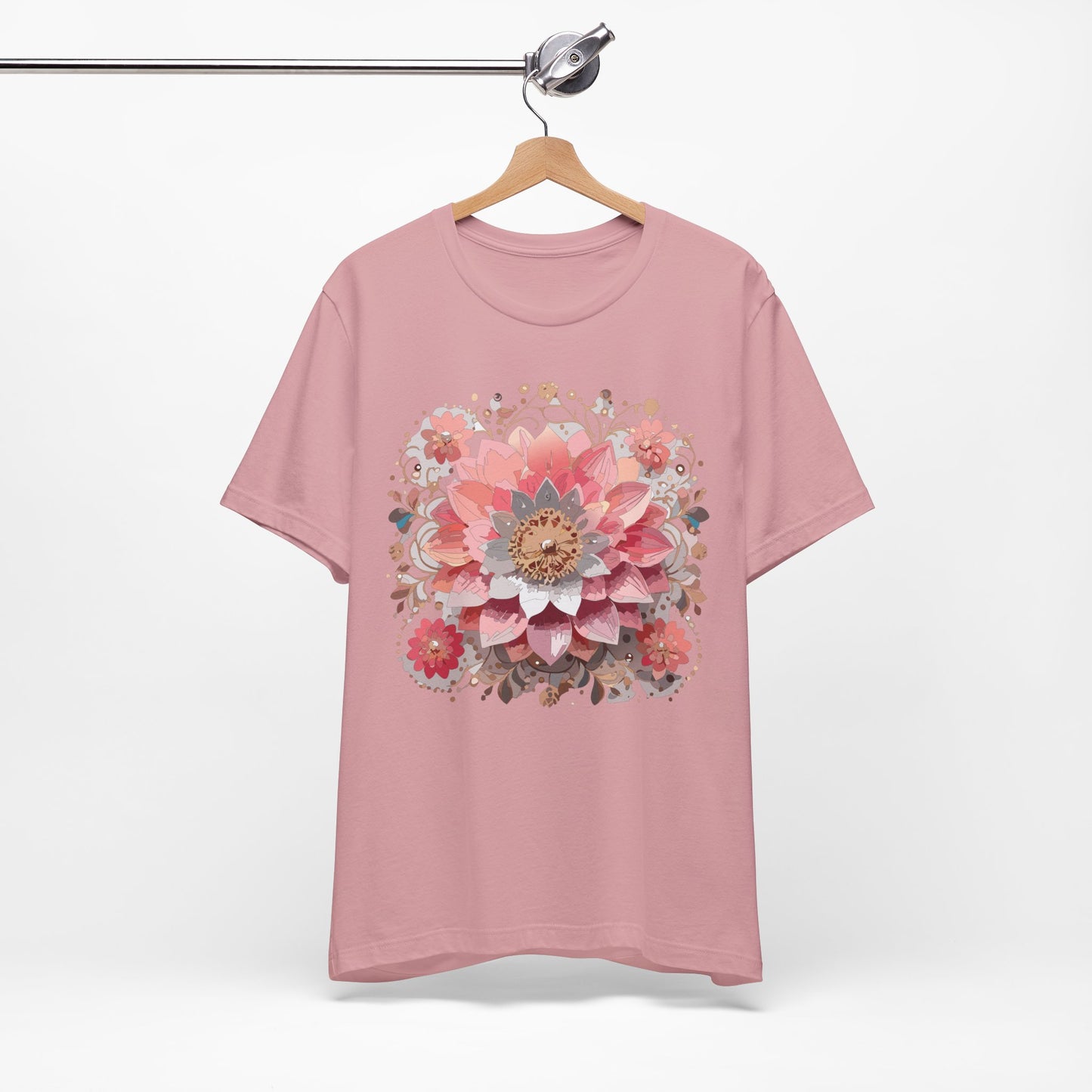 Floral Mandala Shirt, Flowers Mandala Shirt