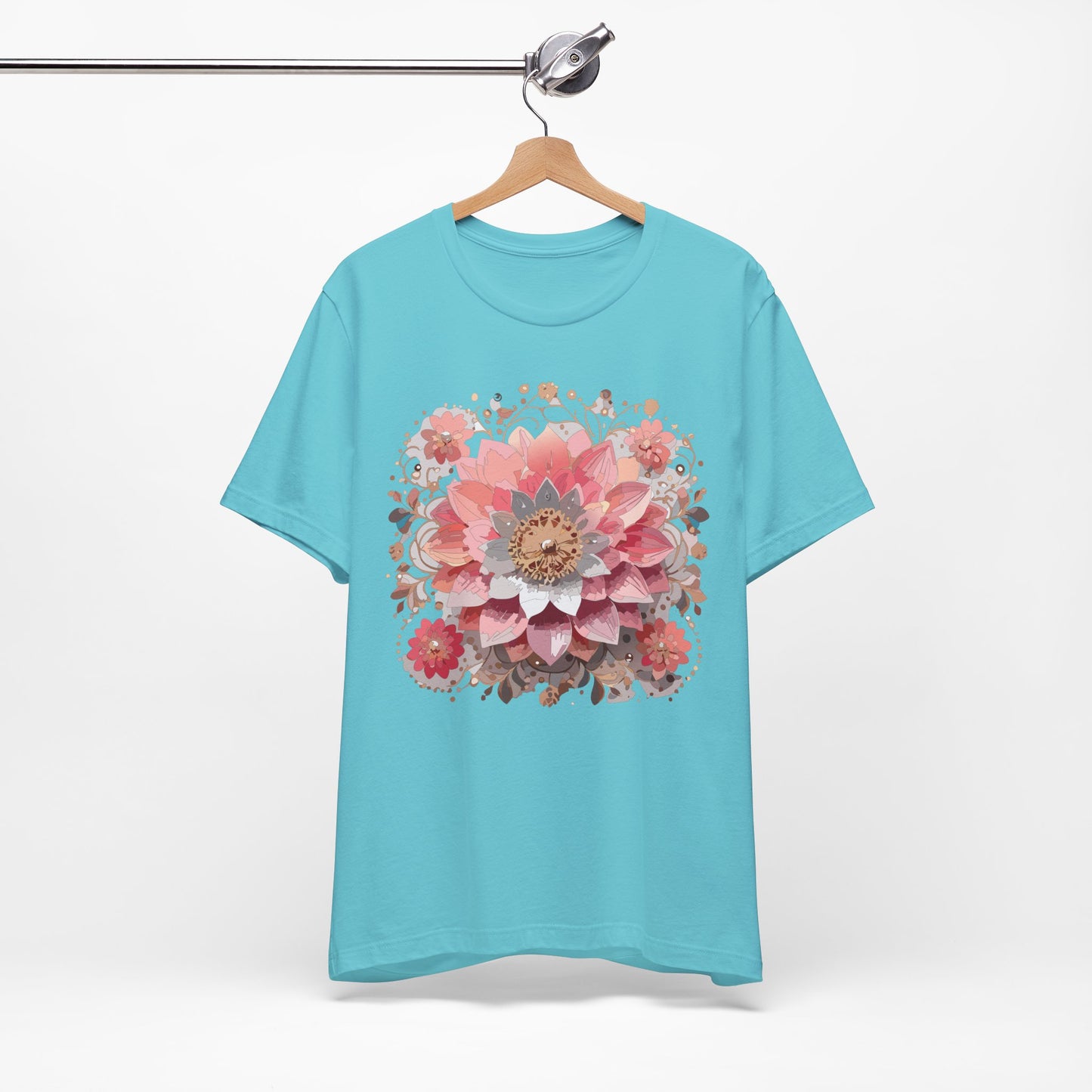 Floral Mandala Shirt, Flowers Mandala Shirt