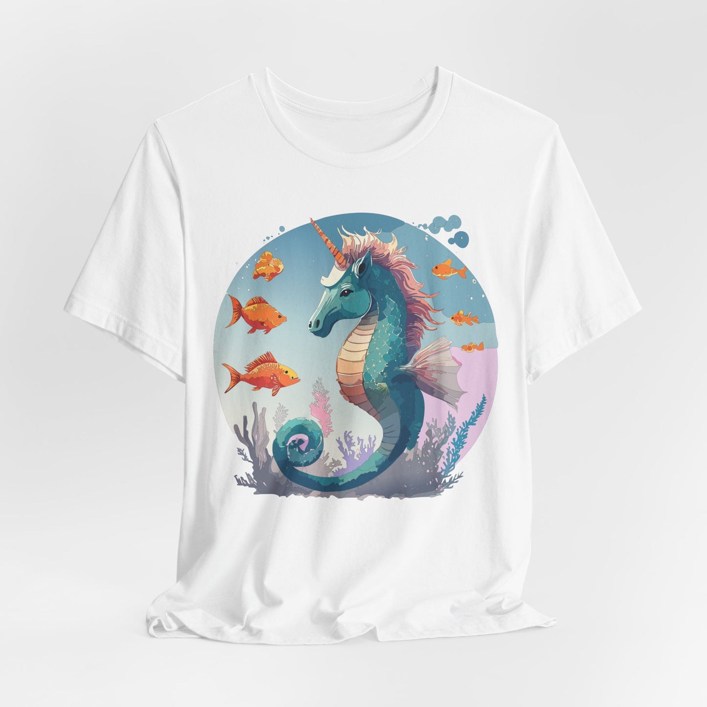 Animals Shirt, Shirt with Seahorse