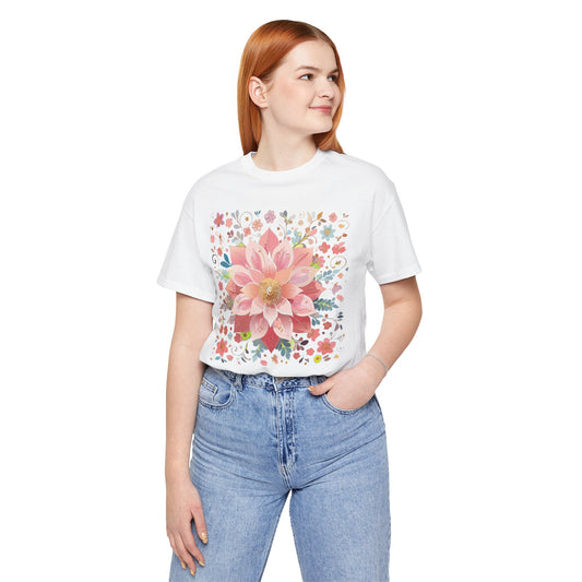 Floral Mandala Shirt, Flowers Mandala Shirt