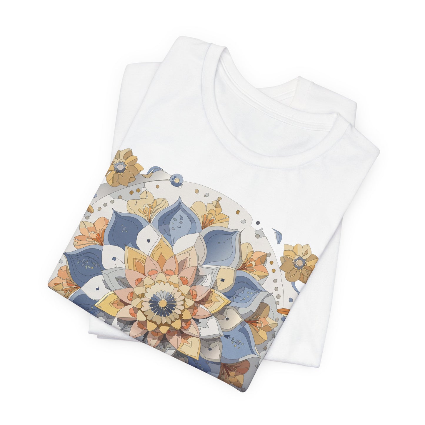 Floral Mandala Shirt, Flowers Mandala Shirt