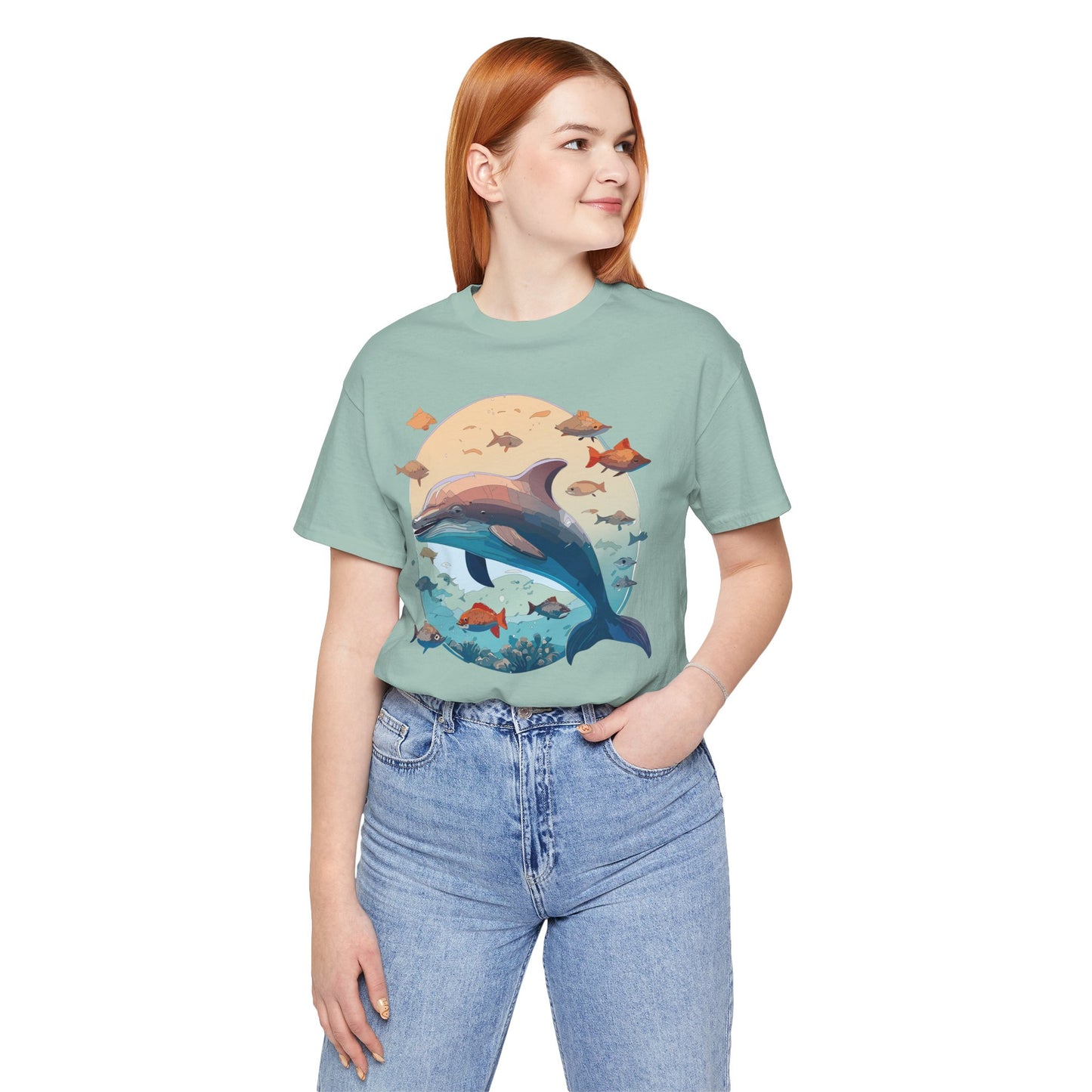 Animals Shirt, Shirt with Dolphin