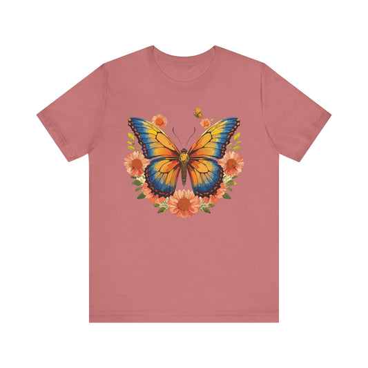 Butterfly Tee Shirt, Shirt with Butterfly