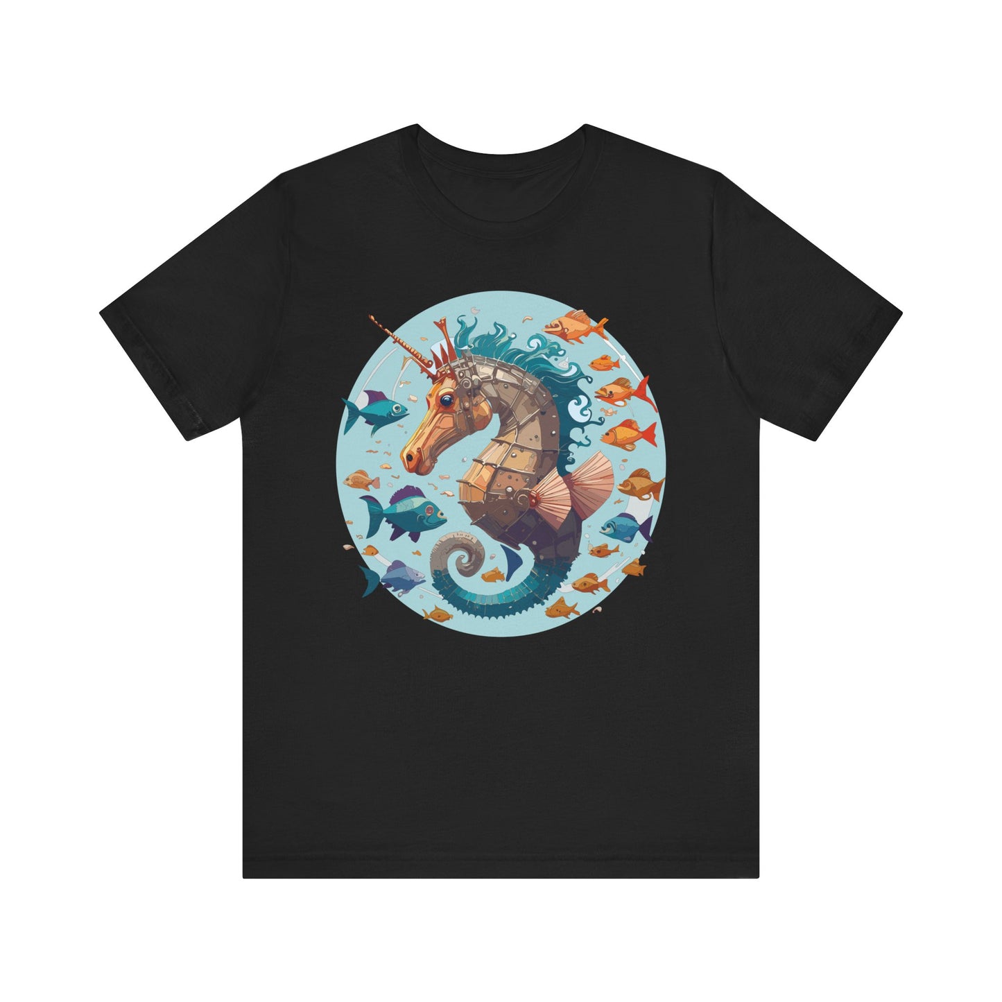 Animals Shirt, Shirt with Seahorse