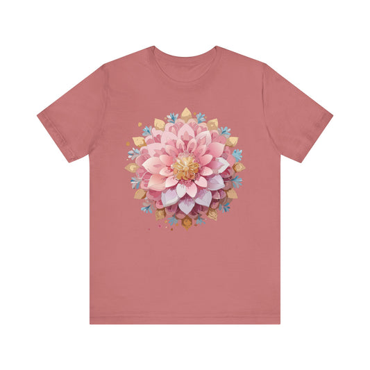 Floral Mandala Shirt, Flowers Mandala Shirt