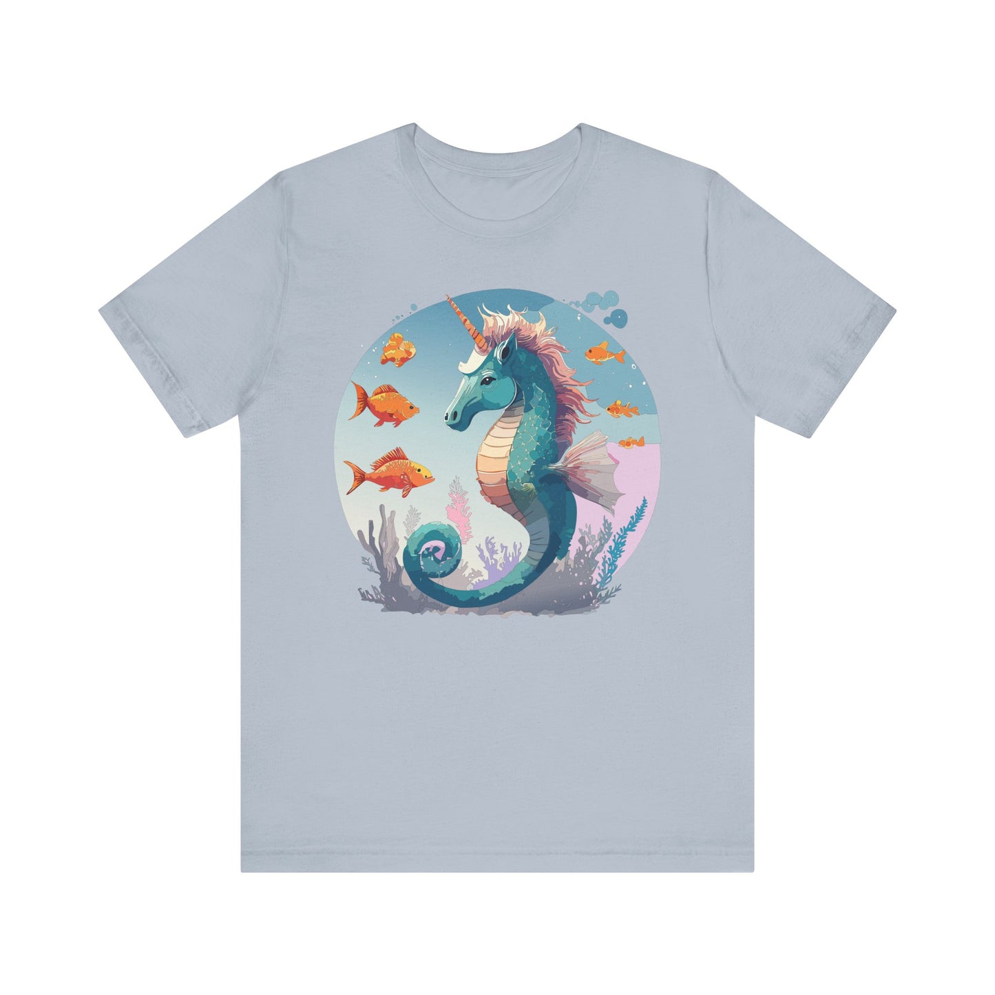 Animals Shirt, Shirt with Seahorse