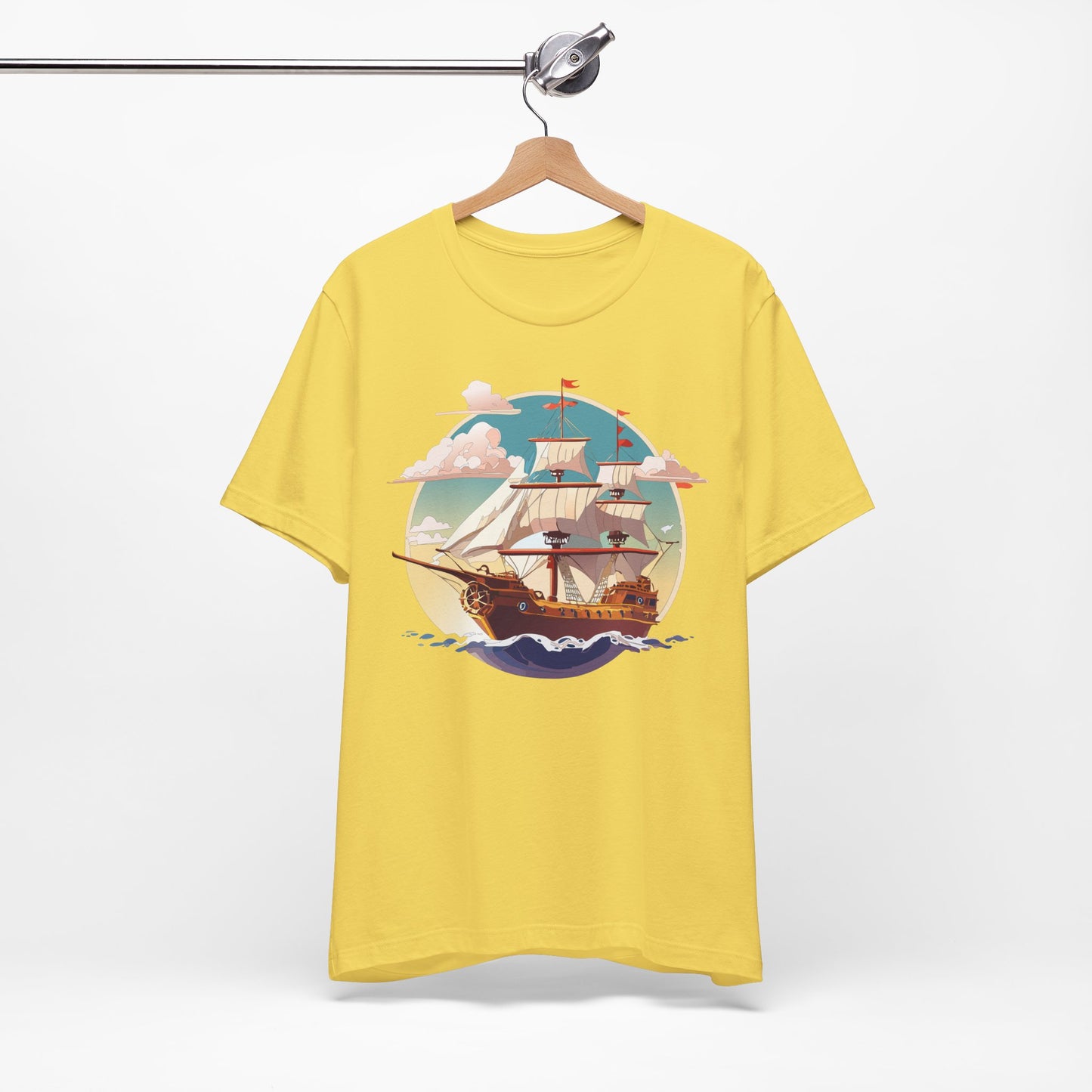 Ship Tee Shirt, Tee Shirt with Ship
