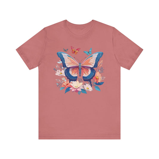 Butterfly Tee Shirt, Shirt with Butterfly