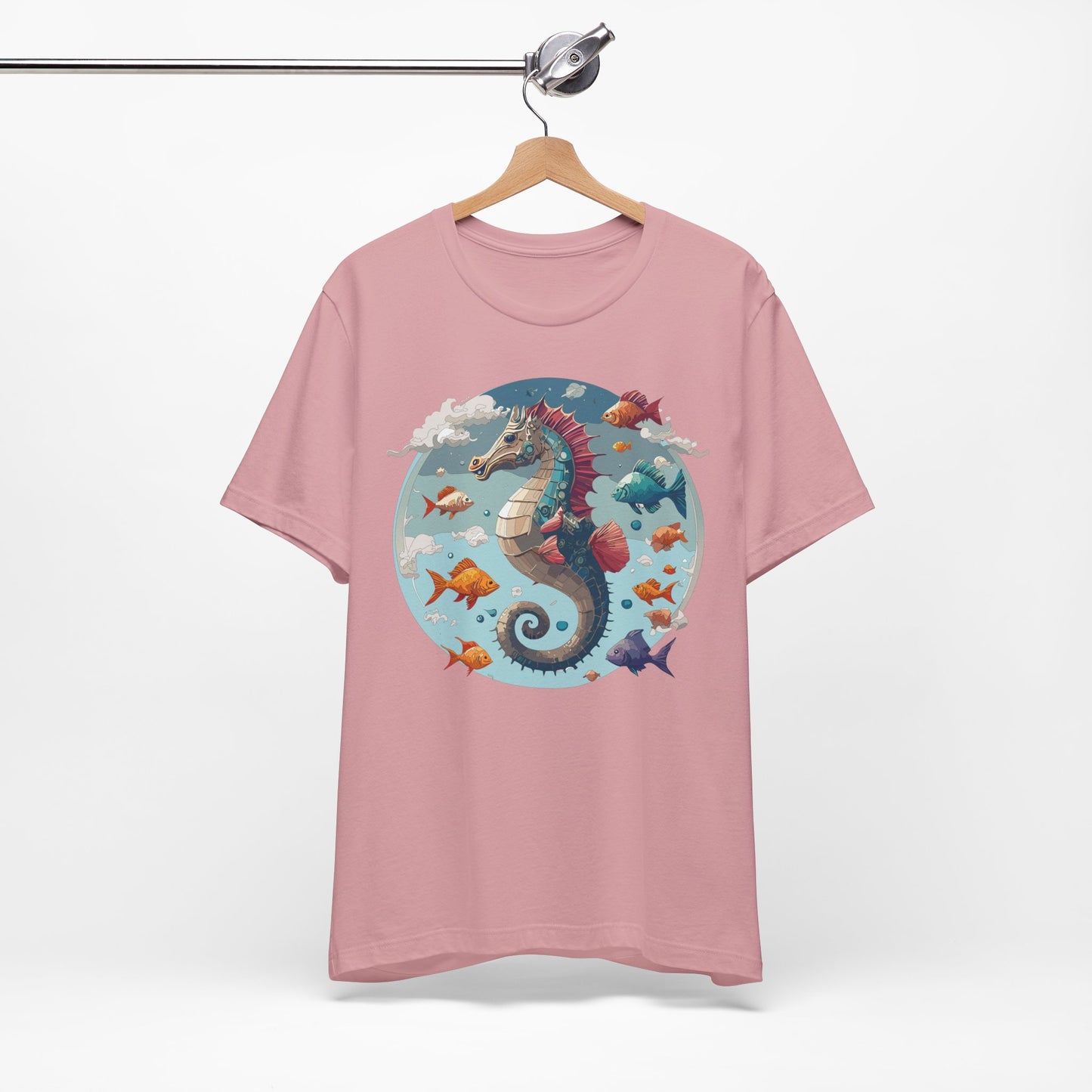 Animals Shirt, Shirt with Seahorse