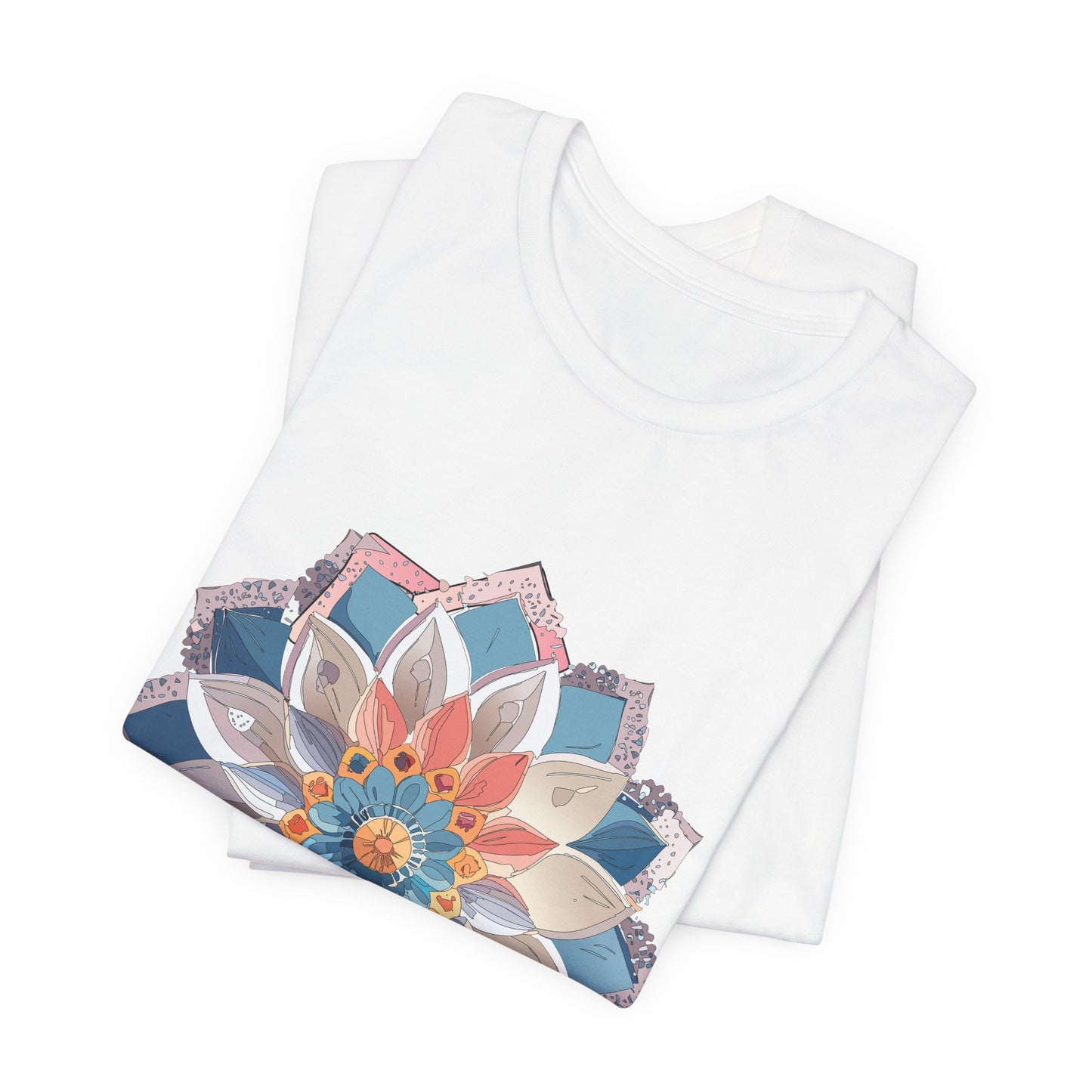 Floral Mandala Shirt, Flowers Mandala Shirt