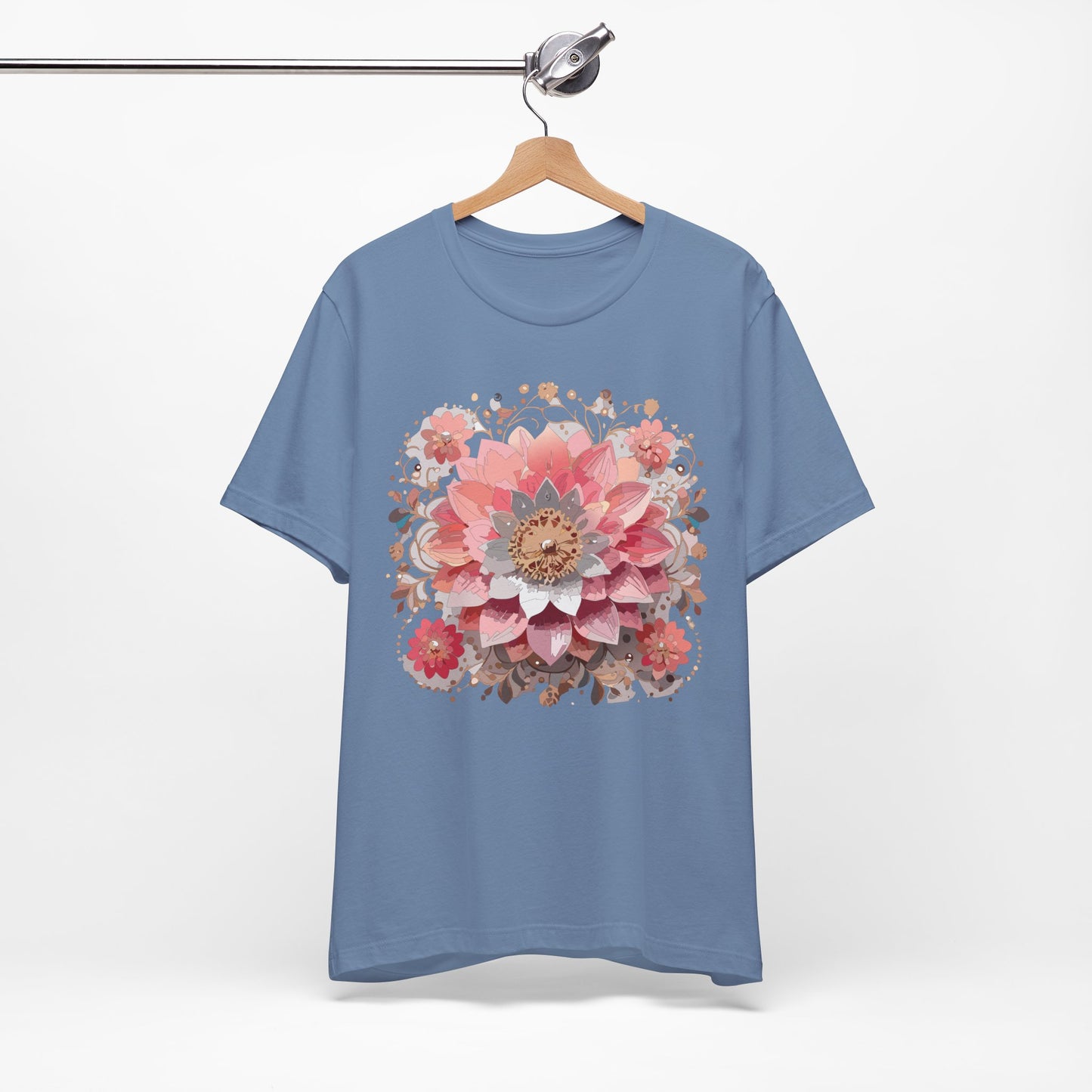 Floral Mandala Shirt, Flowers Mandala Shirt