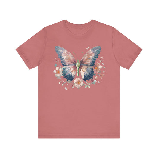Butterfly Tee Shirt, Shirt with Butterfly