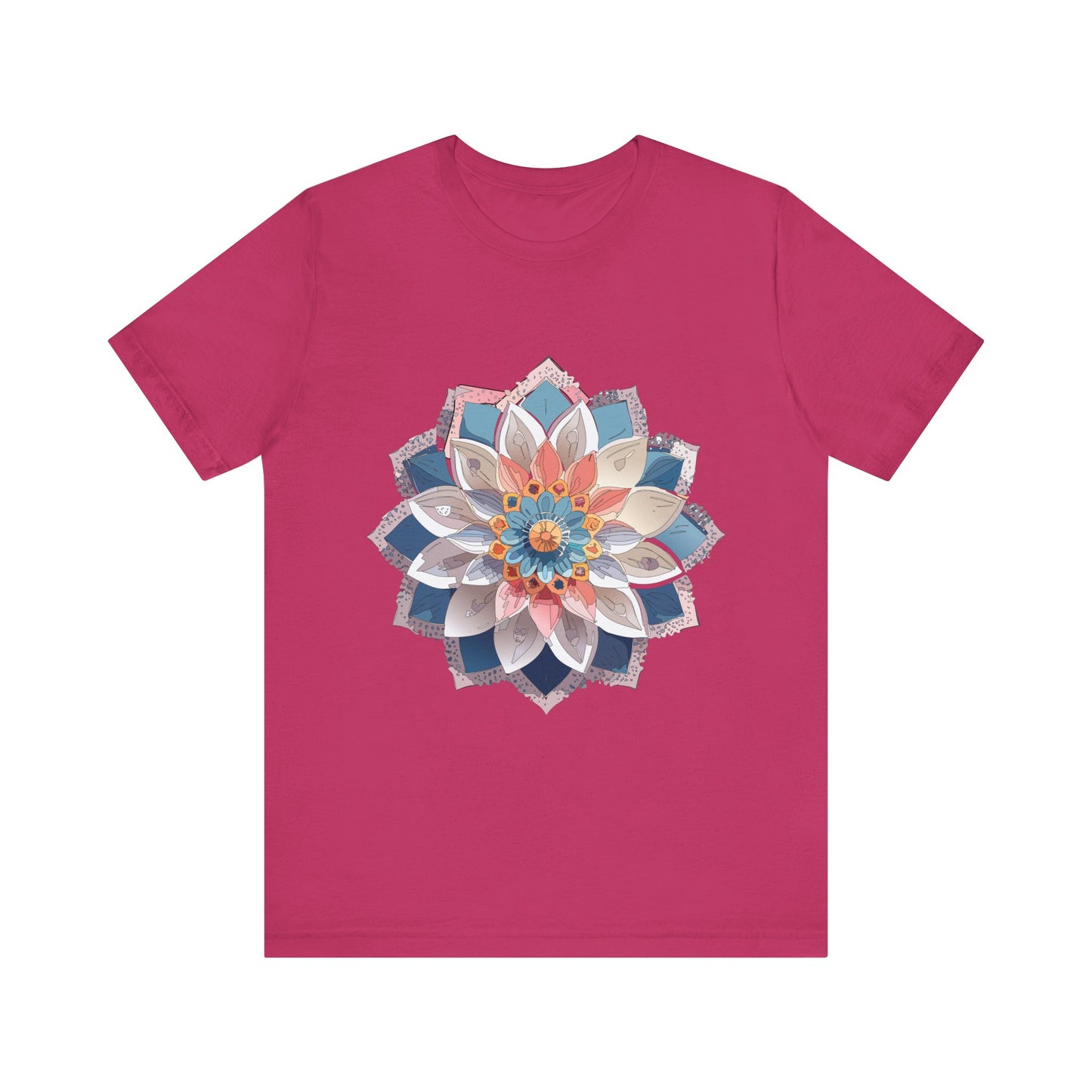 Floral Mandala Shirt, Flowers Mandala Shirt
