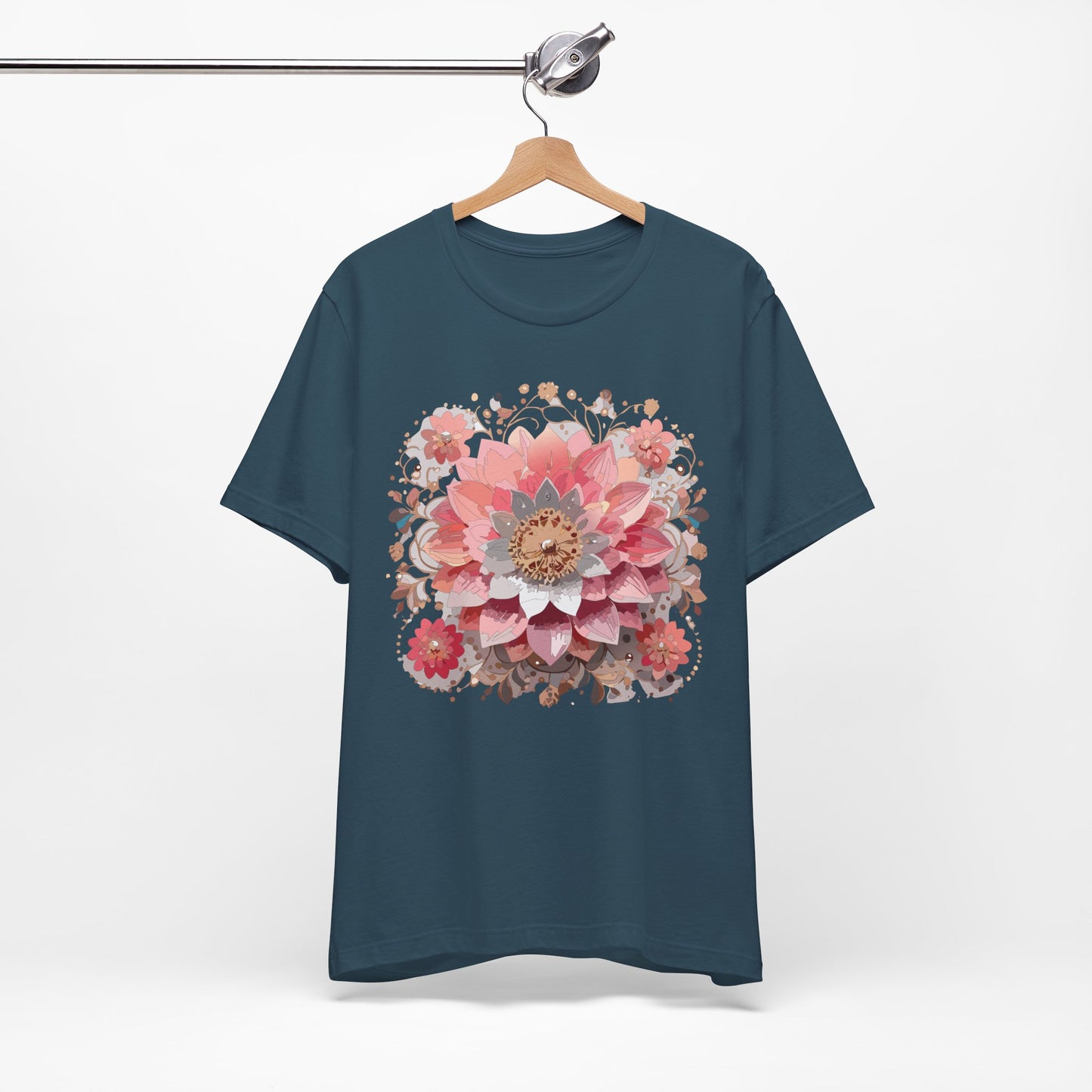 Floral Mandala Shirt, Flowers Mandala Shirt