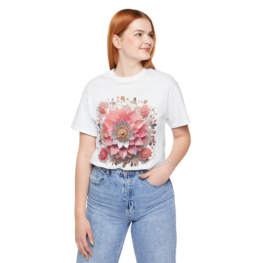 Floral Mandala Shirt, Flowers Mandala Shirt