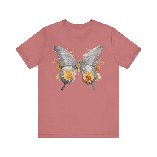 Butterfly Tee Shirt, Shirt with Butterfly