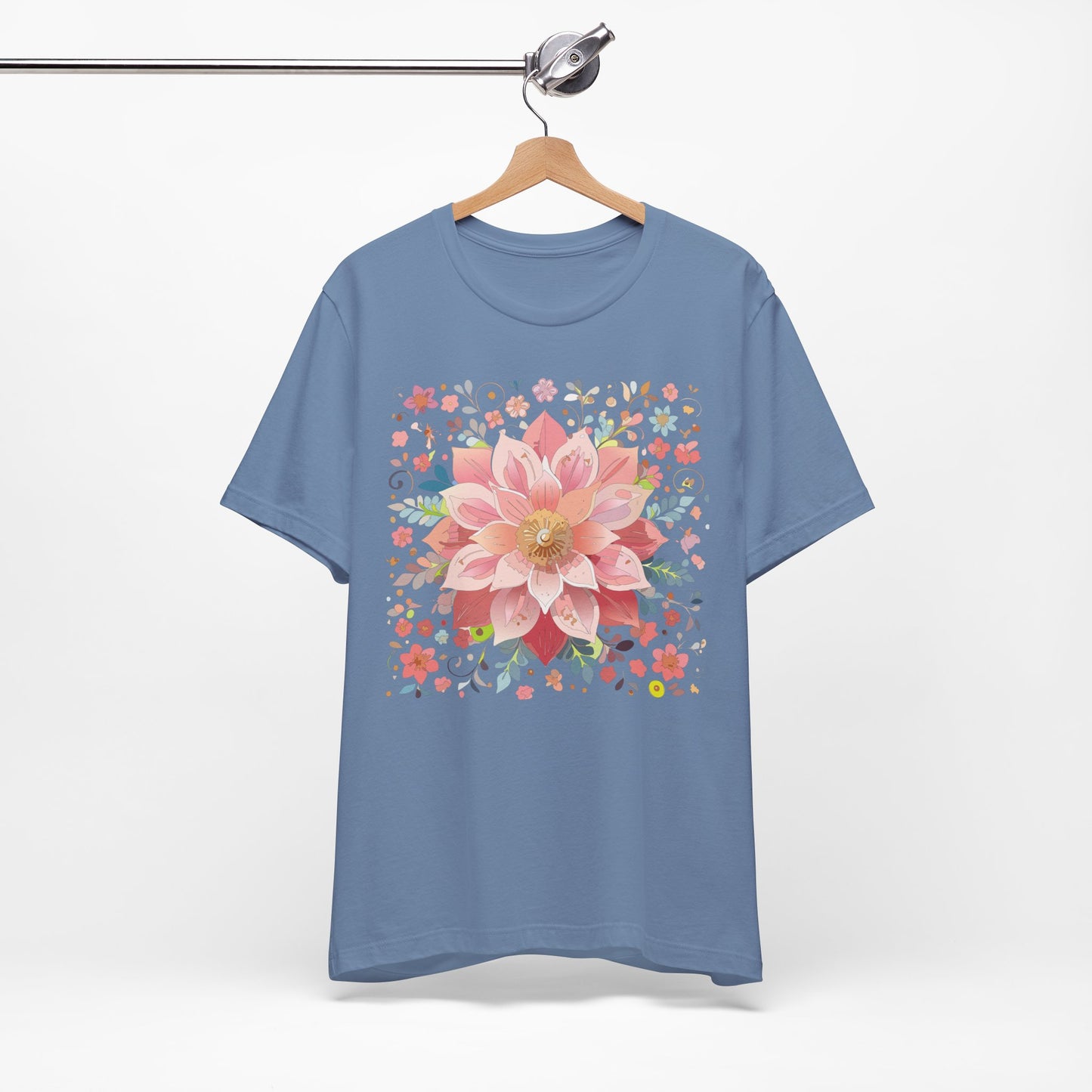 Floral Mandala Shirt, Flowers Mandala Shirt
