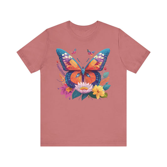 Butterfly Tee Shirt, Shirt with Butterfly
