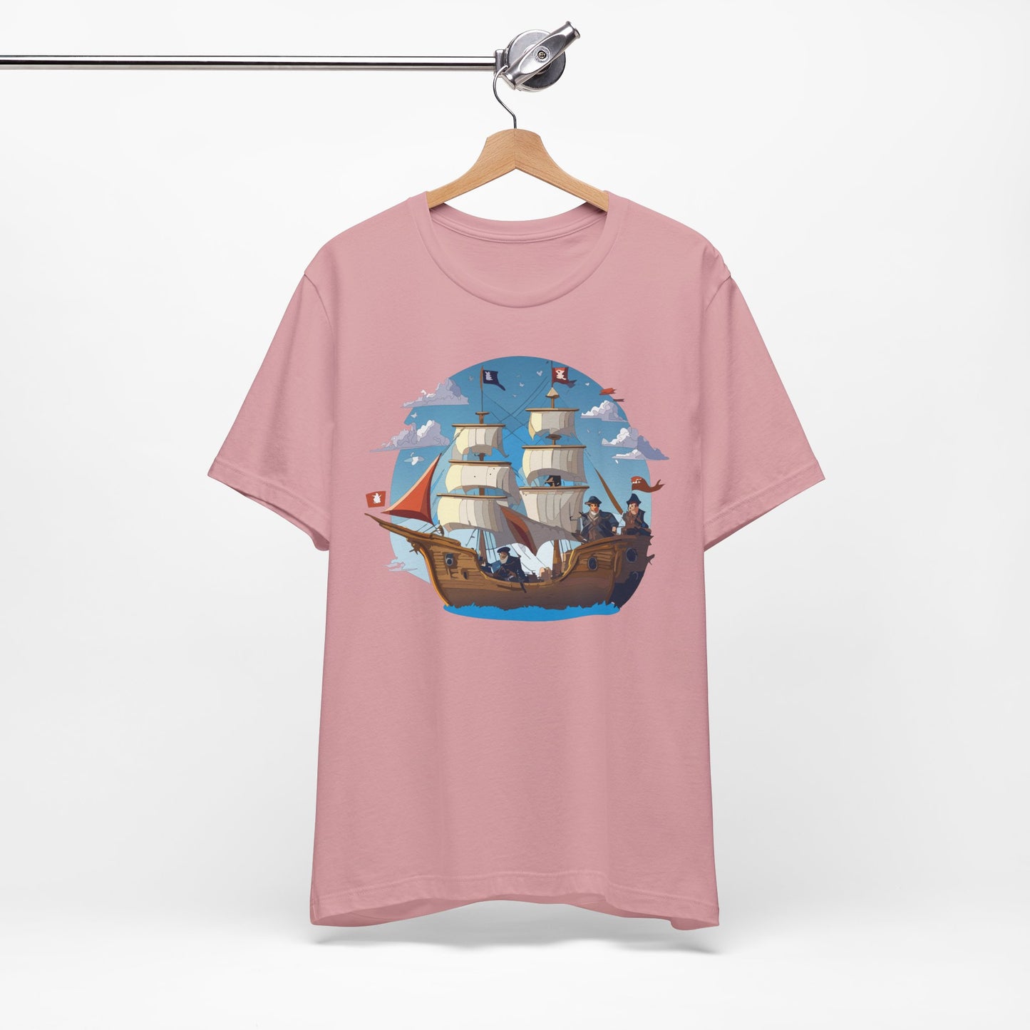 Ship Tee Shirt, Tee Shirt with Ship