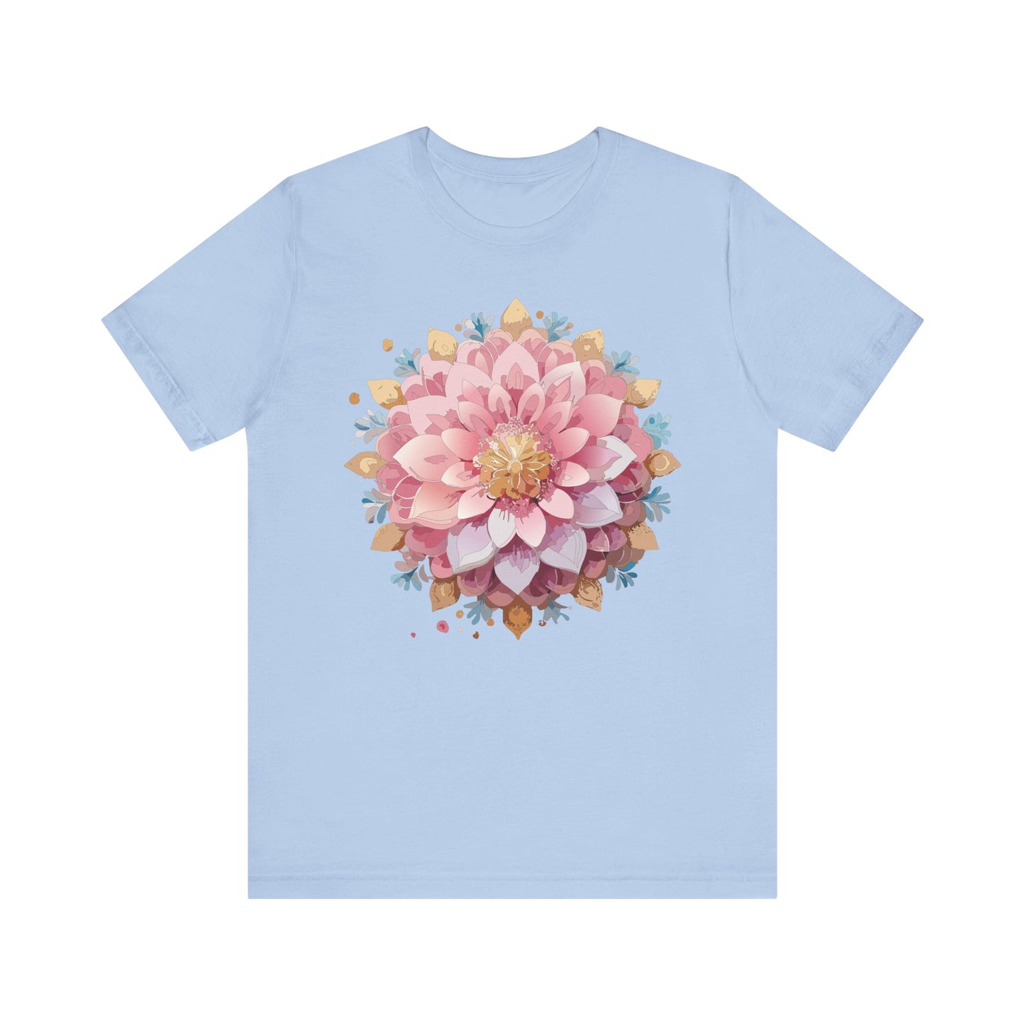 Floral Mandala Shirt, Flowers Mandala Shirt