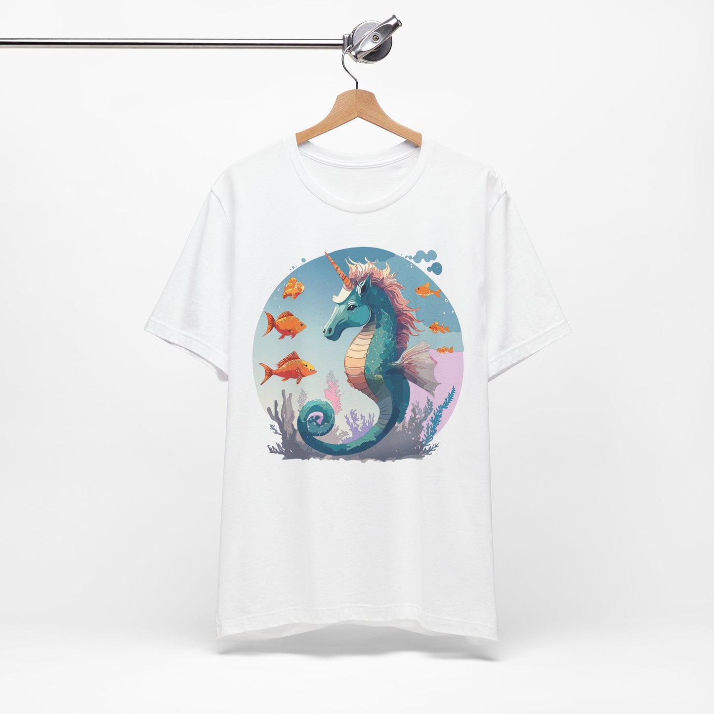 Animals Shirt, Shirt with Seahorse